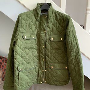 J. Crew Quilted Field Jacket NWT (XXL) (Deep Moss)